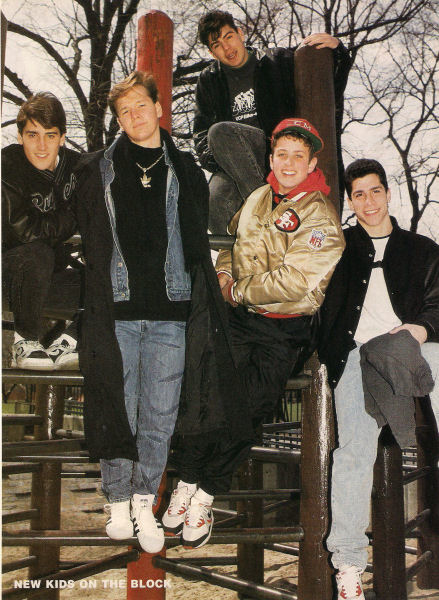 New Kids On The Block - Made the 80's memorable for young teenage girls, right? 