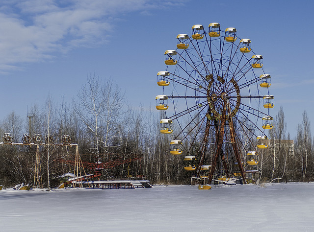 The ferris wheel in Pripyat
